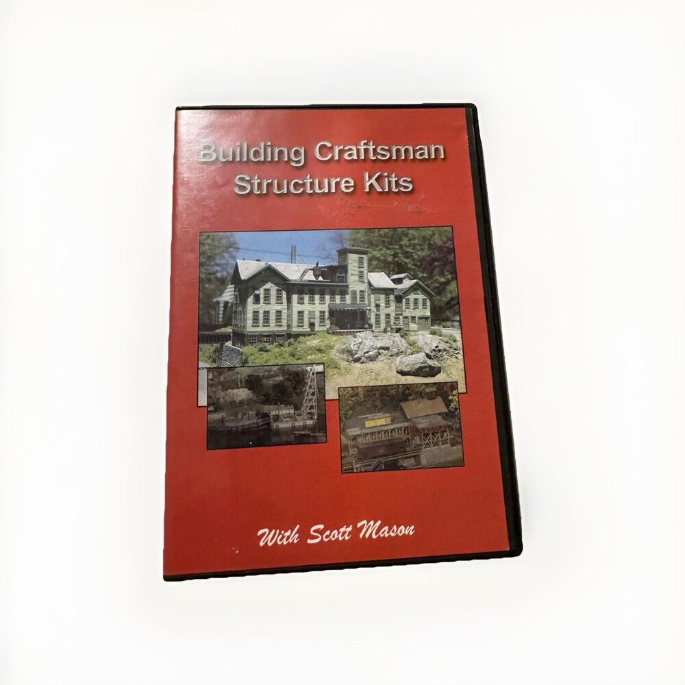 Building Craftsman Structure Kits DVD Scott Mason Model Railroad 78 Min